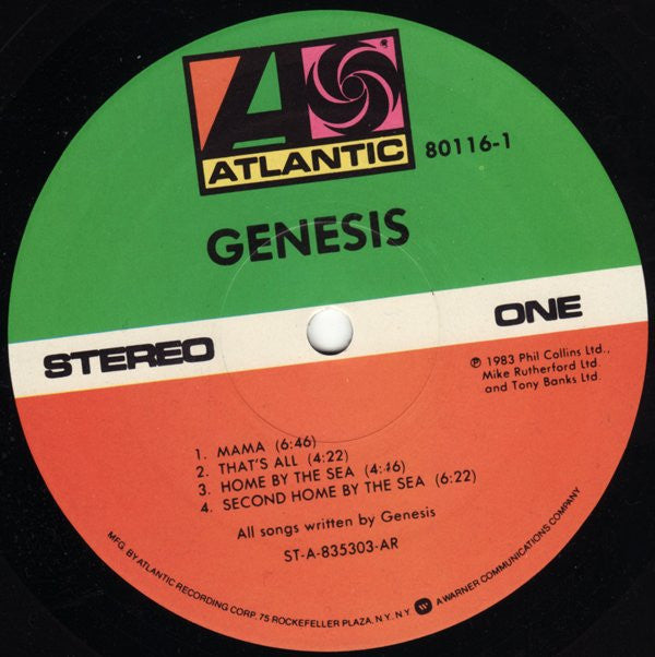 Genesis : Genesis (LP, Album, AR )
