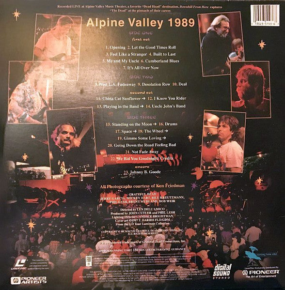 Grateful Dead* : Downhill From Here - Alpine Valley (2xLaserdisc, 12", NTSC)