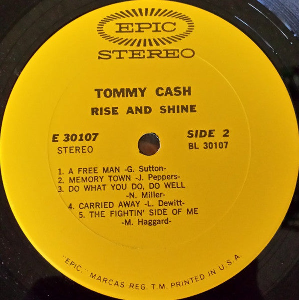 Tommy Cash : Rise And Shine (LP, Album)