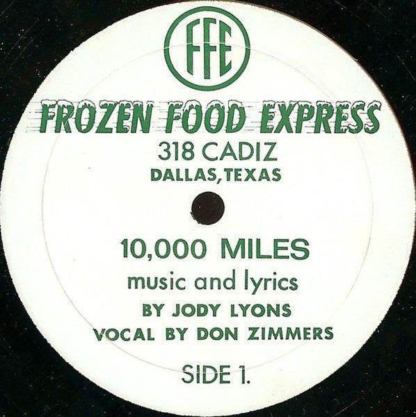 Jody Lyons : Free Wheelin' (10")