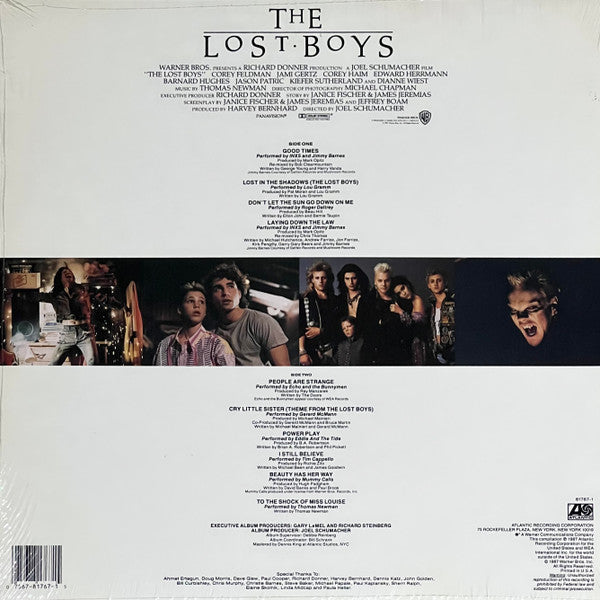 Various : The Lost Boys (Original Motion Picture Soundtrack) (LP, Comp, AR )
