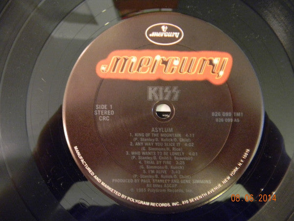 Kiss : Asylum (LP, Album, Club)