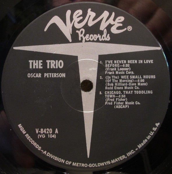 The Oscar Peterson Trio : The Trio (Live From Chicago) (LP, Album, Mono)