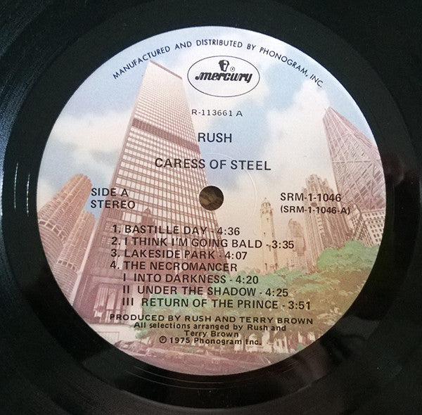Rush : Caress Of Steel (LP, Album, Club, RCA)