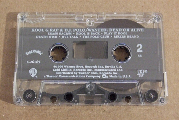 Kool G Rap & D.J. Polo : Wanted: Dead Or Alive (Cass, Album, SR)
