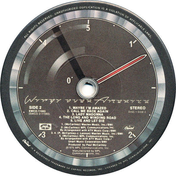 Wings (2) : Wings Over America (3xLP, Album, Jac)