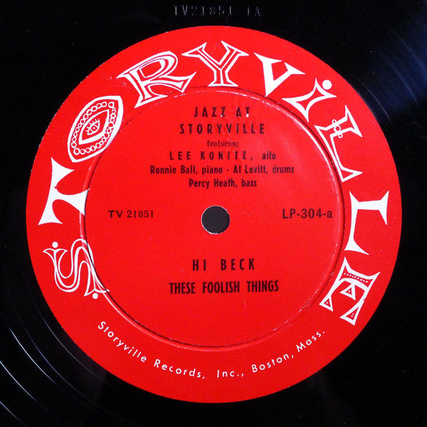 Lee Konitz : At Storyville (10", Mono)