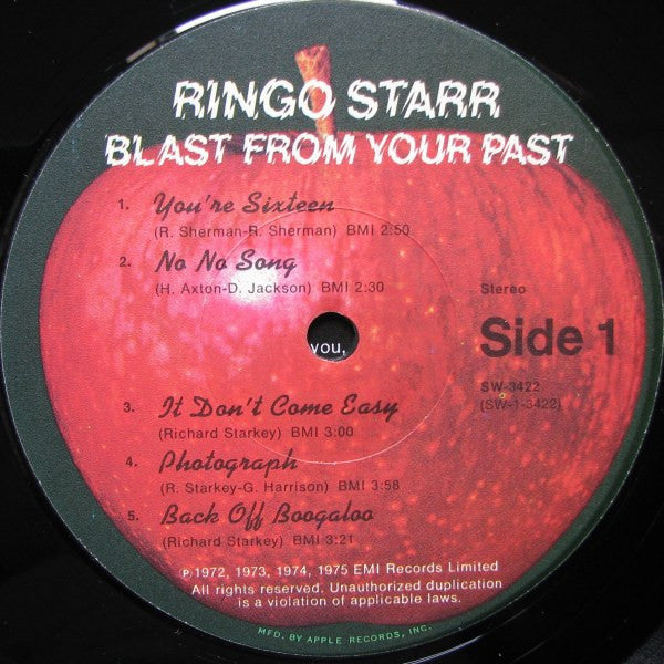 Ringo Starr : Blast From Your Past (LP, Comp, Los)