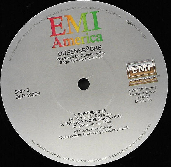 Queensrÿche : Queensrÿche (12", EP, Jac)