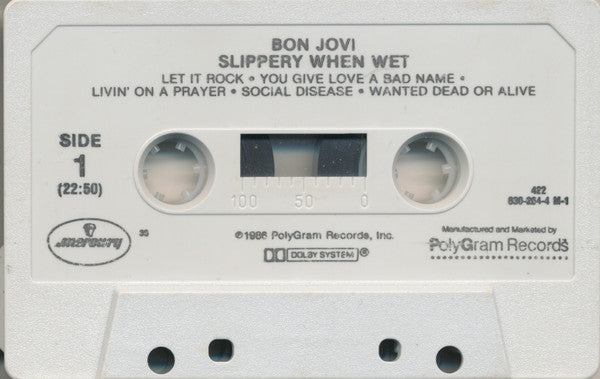 Bon Jovi : Slippery When Wet (Cass, Album)