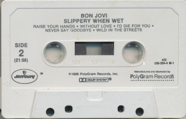Bon Jovi : Slippery When Wet (Cass, Album)