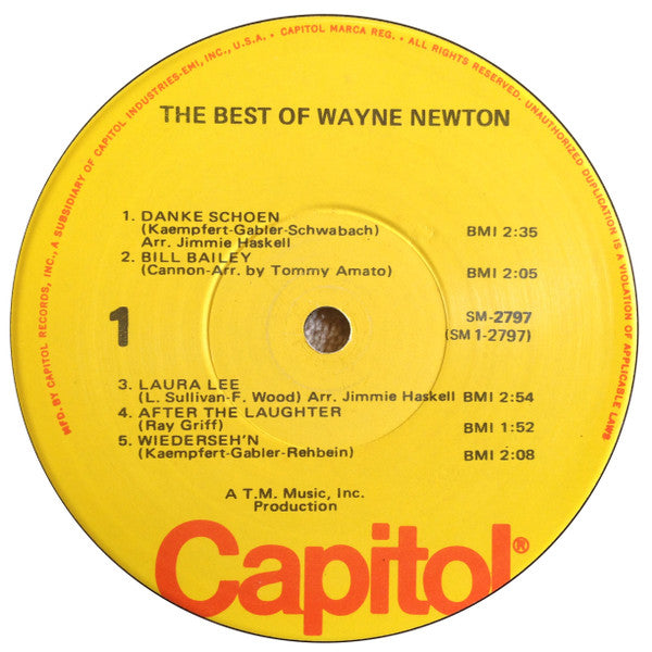 Wayne Newton : The Best Of Wayne Newton (LP, Comp)