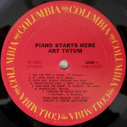 Art Tatum : Piano Starts Here (LP, Comp, RP)
