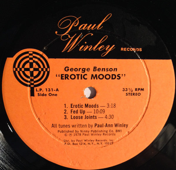 George Benson : Erotic Moods (LP, Album, RP)