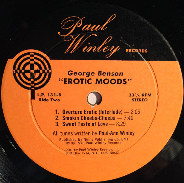 George Benson : Erotic Moods (LP, Album, RP)