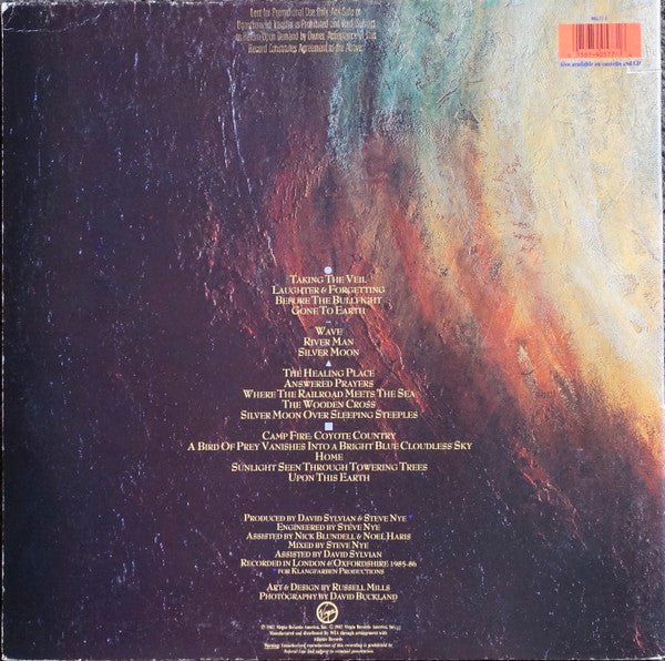 David Sylvian : Gone To Earth (2xLP, Album, Gat)