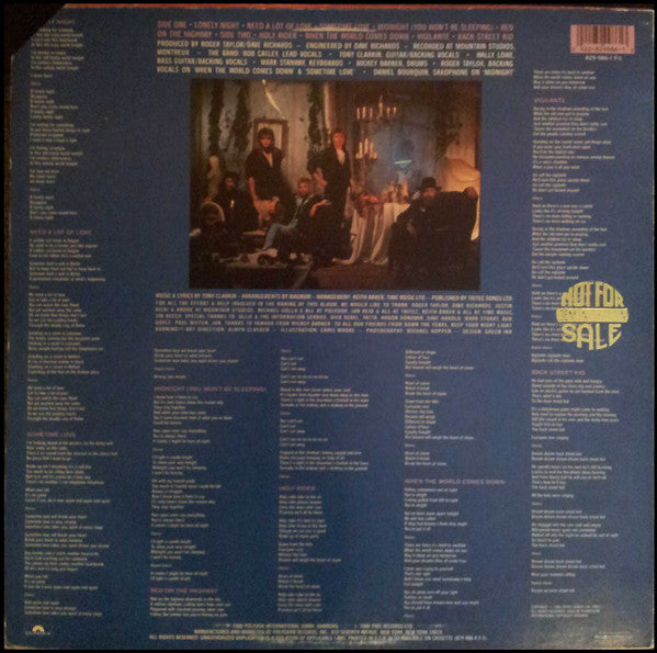 Magnum (3) : Vigilante (LP, Album, Promo)