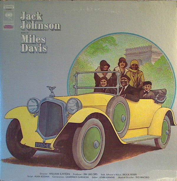 Miles Davis : Jack Johnson (Original Soundtrack Recording) (LP, Album, Pit)