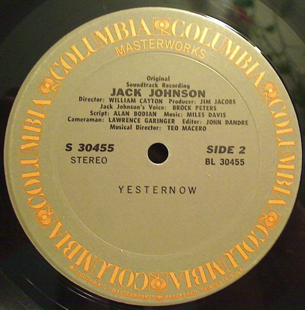 Miles Davis : Jack Johnson (Original Soundtrack Recording) (LP, Album, Pit)