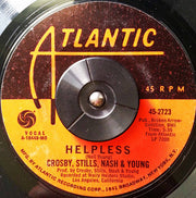 Crosby, Stills, Nash & Young : Woodstock / Helpless (7", Single, MO )