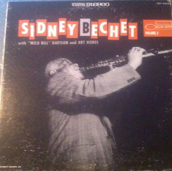 Sidney Bechet With "Wild Bill" Davison* And Art Hodes : Volume 2 (LP, Album, RM)
