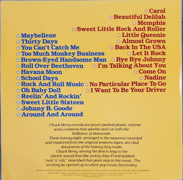 Chuck Berry : The Great Twenty-Eight (2xLP, Comp, Promo)