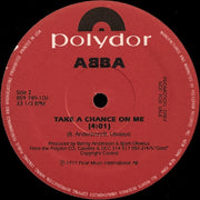 ABBA : Dancing Queen / Take A Chance On Me (12", Single, Promo)