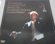 Shostakovich*, Saint Louis Symphony Orchestra, Leonard Slatkin : Symphony No. 5, Op. 47 (LP)