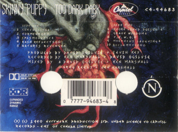 Skinny Puppy : Too Dark Park (Cass, Album, Dol)