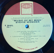 Stevie Wonder : Music Of My Mind (LP, Album, Gat)