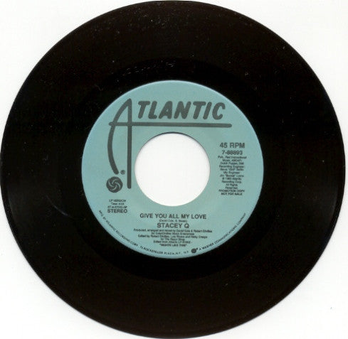 Buy Stacey Q : Give You All My Love (7