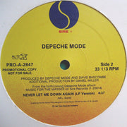 Depeche Mode : Never Let Me Down Again (LP Version) (12", Single, Promo)