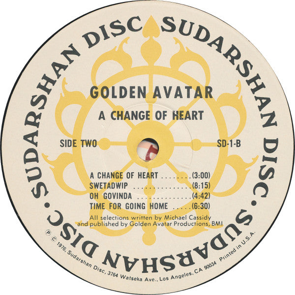 Golden Avatar : A Change Of Heart (LP, Album)