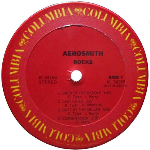Aerosmith : "Rocks" (LP, Album, RE, Pit)
