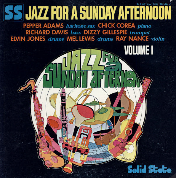 Various : Jazz For A Sunday Afternoon Volume 1 (LP, Album, RE)