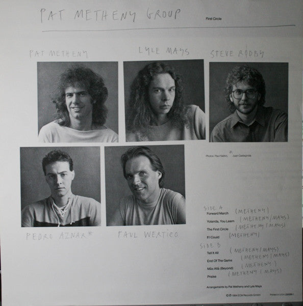 Pat Metheny Group : First Circle (LP, Album, Wak)