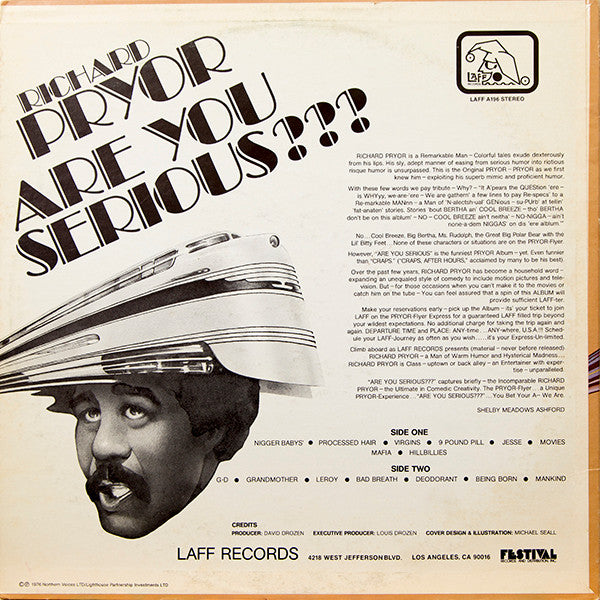 Richard Pryor : Are You Serious??? (LP, Album)