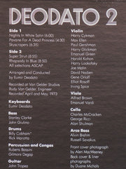 Eumir Deodato : Deodato 2 (LP, Album, Uni)
