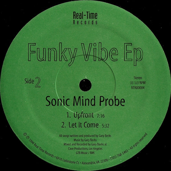 Sonic Mind Probe : Funky Vibe EP (12", EP)
