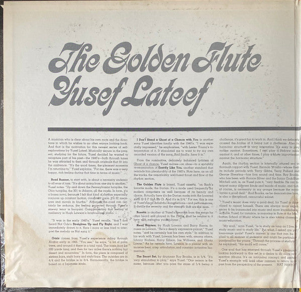 Yusef Lateef : The Golden Flute (LP, Album)