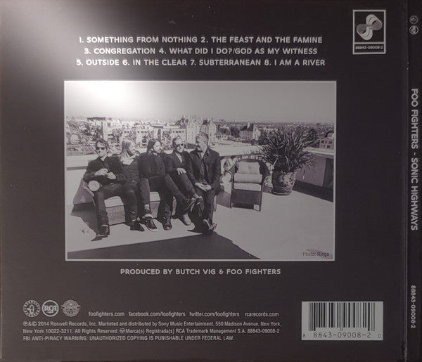 Foo Fighters : Sonic Highways (CD, Album, Dig)