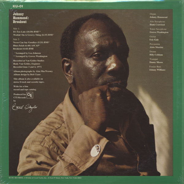 Johnny Hammond : Breakout (LP, Album)