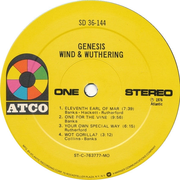 Genesis : Wind & Wuthering (LP, Album, Mon)