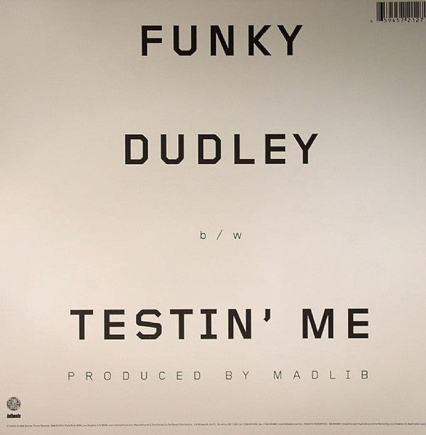 Dudley Perkins : Funky Dudley / Testin' Me (12", Single)