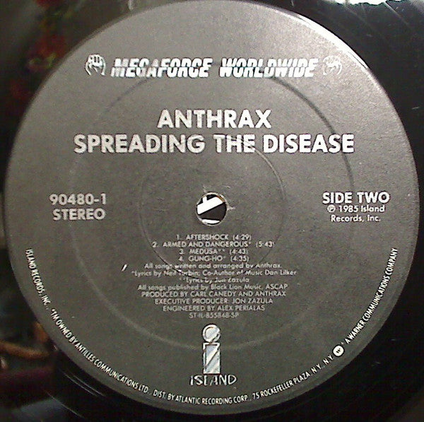 Anthrax : Spreading The Disease (LP, Album, SRC)