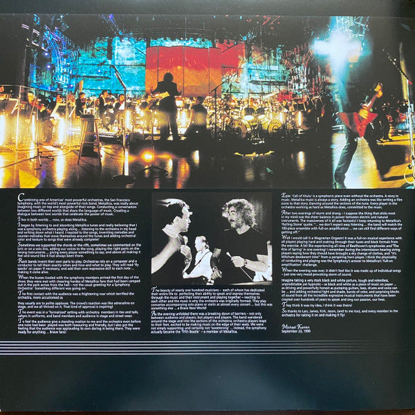 Metallica With Michael Kamen Conducting San Francisco Symphony : S&M (3xLP, RE, Gat)