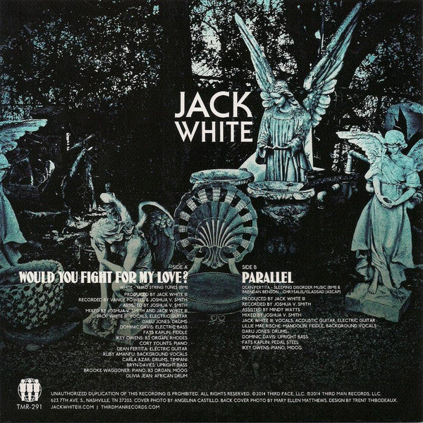 Jack White (2) : Would You Fight For My Love? (7", Single)