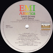 David Bowie : Let's Dance (LP, Album, Jac)