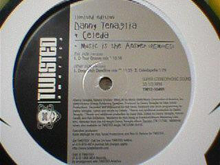 Danny Tenaglia + Celeda : Music Is The Answer (Remixes) (12", Ltd)