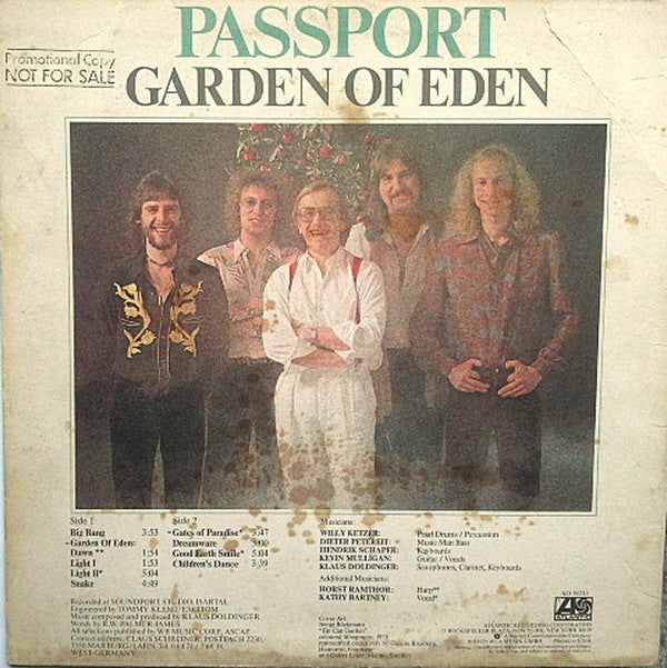 Passport (2) : Garden Of Eden (LP, Album, PR)